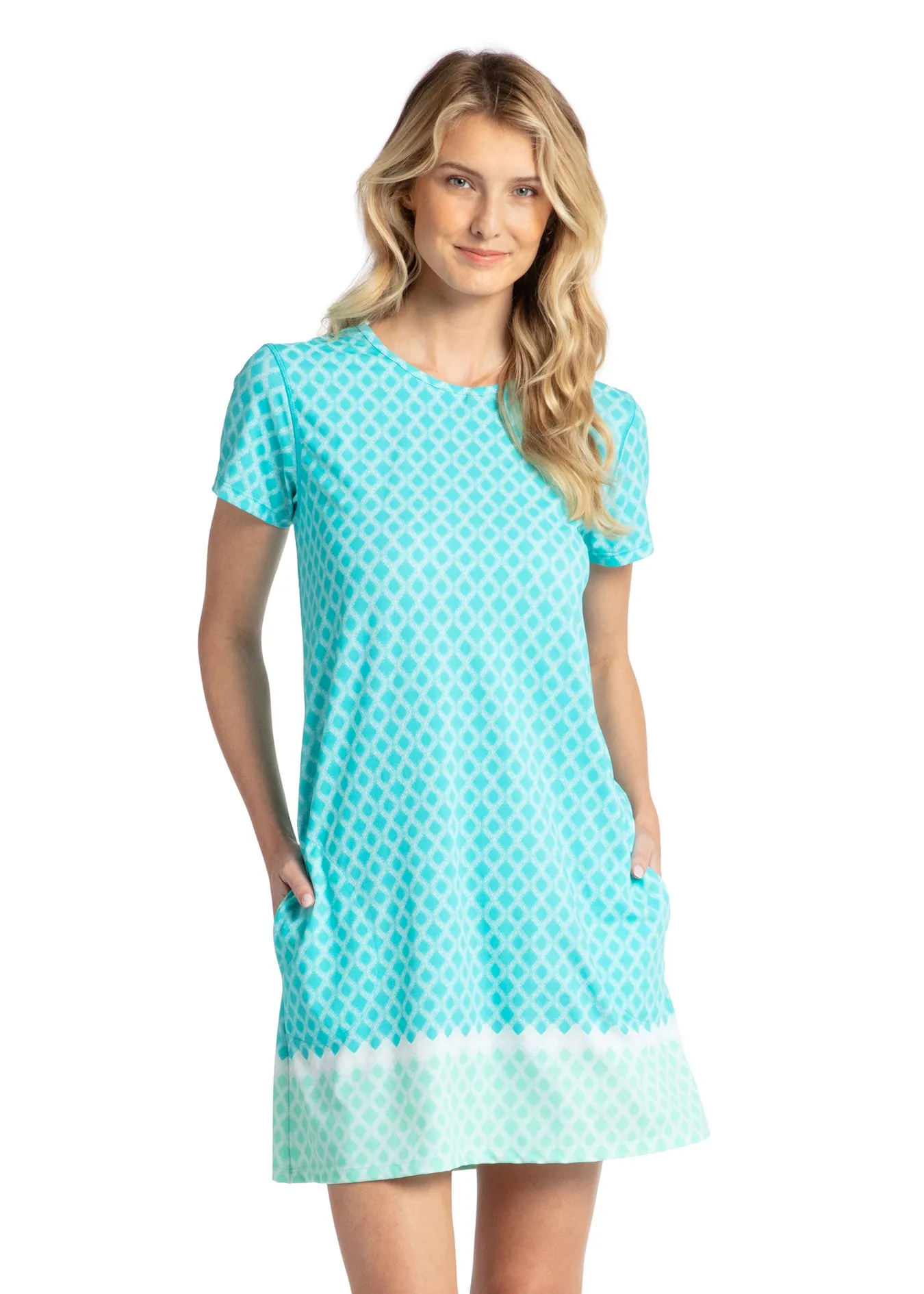St. Pete Short Sleeve Shift Dress sold by Cabana Life product image thumbnail 5