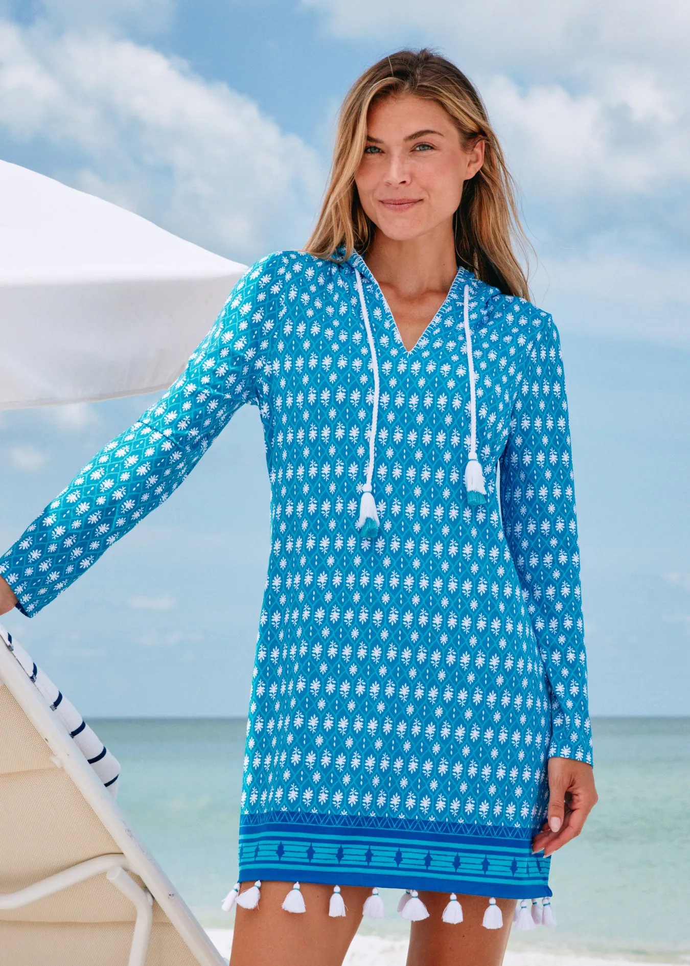 Palm Valley Hooded Cover Up sold by Cabana Life product image thumbnail 3