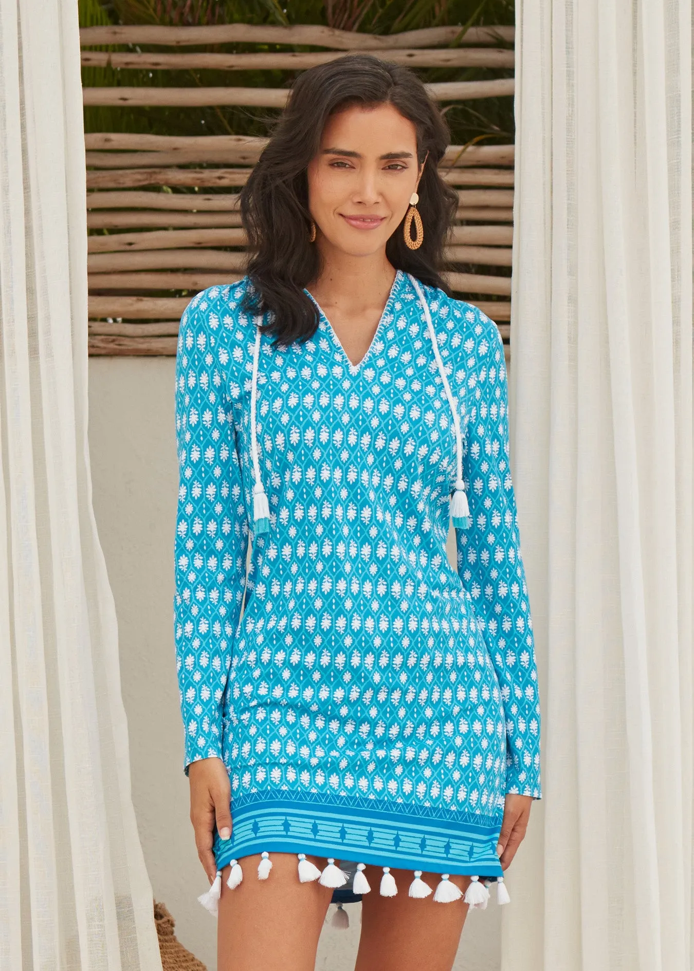 Palm Valley Hooded Cover Up sold by Cabana Life