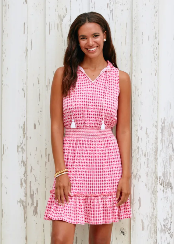 Coral Gables Smocked Waist Dress sold by Cabana Life