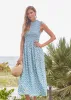 Rosemary Beach Smocked Maxi Dress sold by Cabana Life