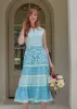 Rosemary Beach Sleeveless Tiered Maxi Dress sold by Cabana Life