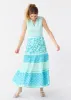 Rosemary Beach Sleeveless Tiered Maxi Dress sold by Cabana Life