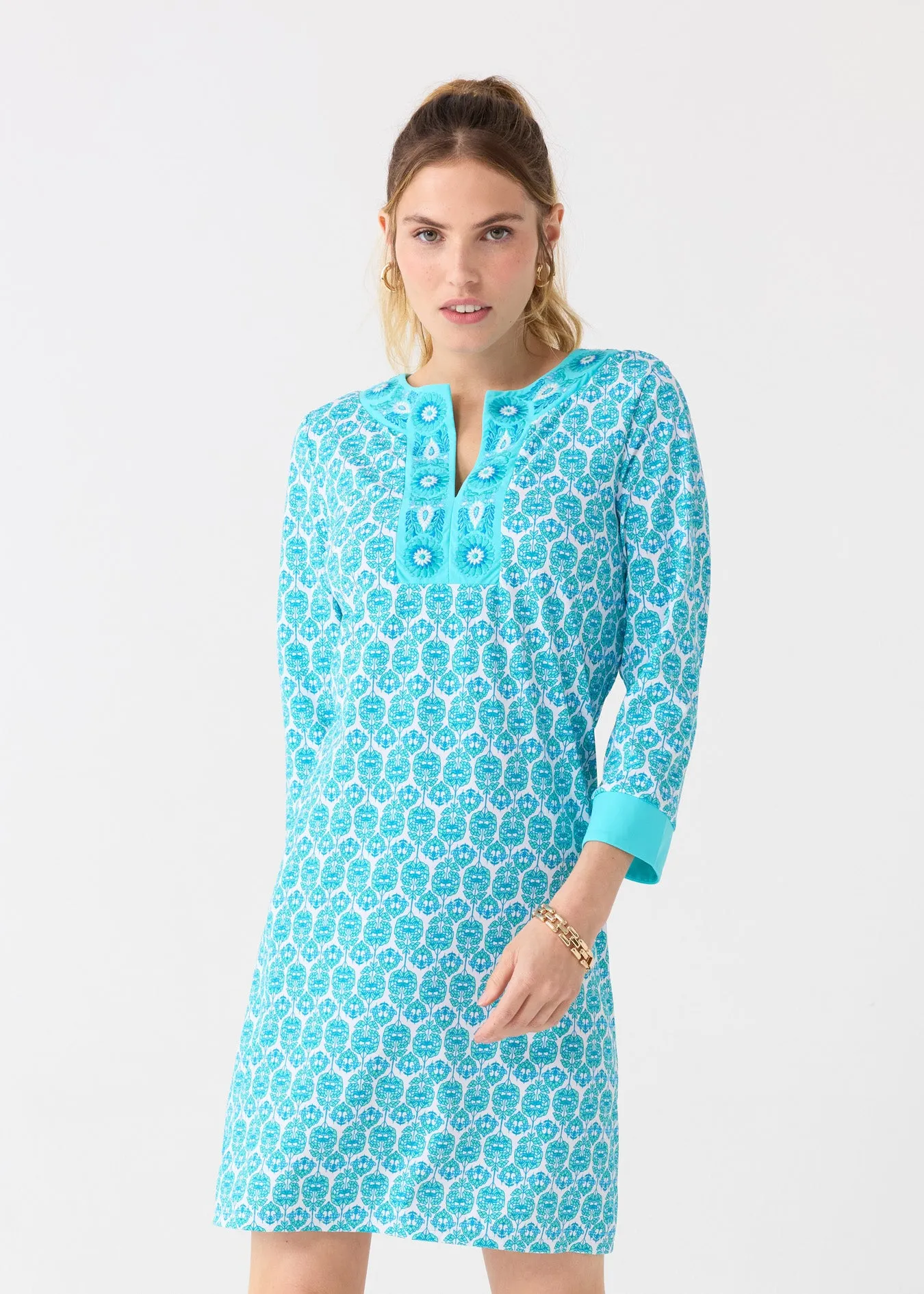 Rosemary Beach Embroidered Tunic Dress sold by Cabana Life product image thumbnail 2