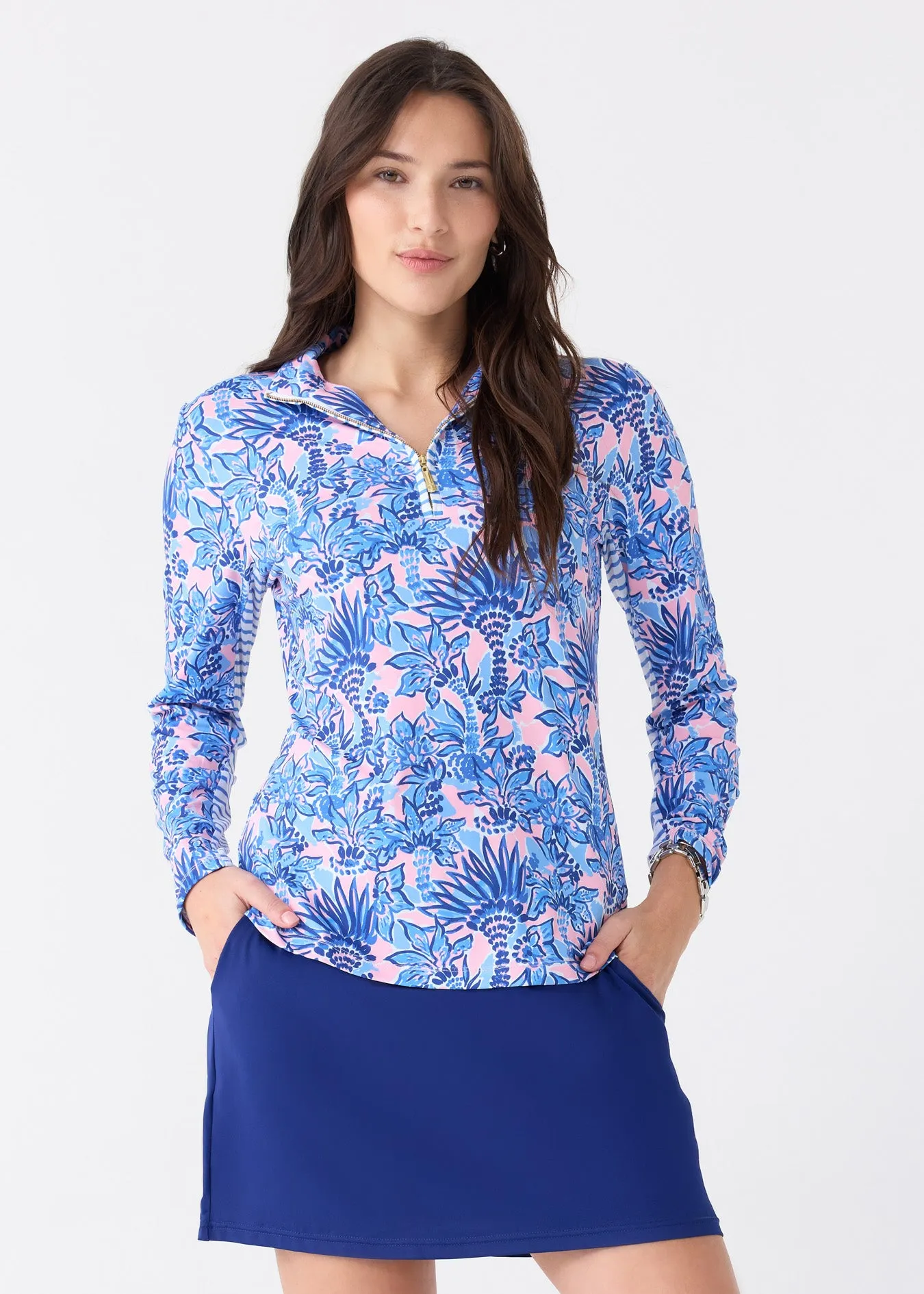 Palm Beach 1/4 Zip Sport Top sold by Cabana Life product image thumbnail 2