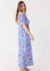 Palm Beach Flutter Sleeve Maxi Dress sold by Cabana Life