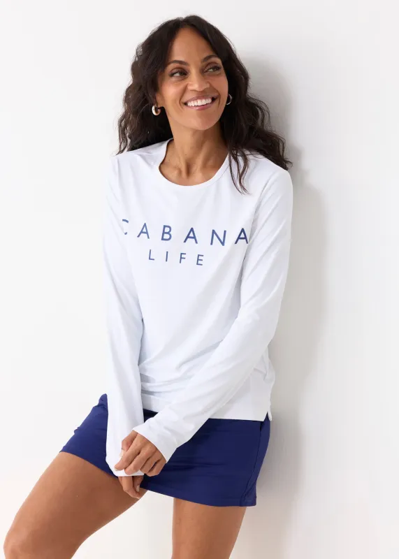 White Cabana Life Unisex Performance Shirt sold by Cabana Life