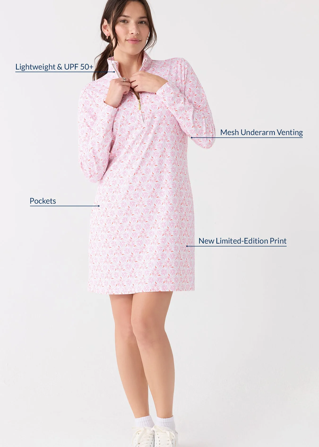 Golf 1/4 Zip Sport Dress sold by Cabana Life product image thumbnail 5