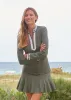 Olive Green 15" Flounce Skort sold by Cabana Life
