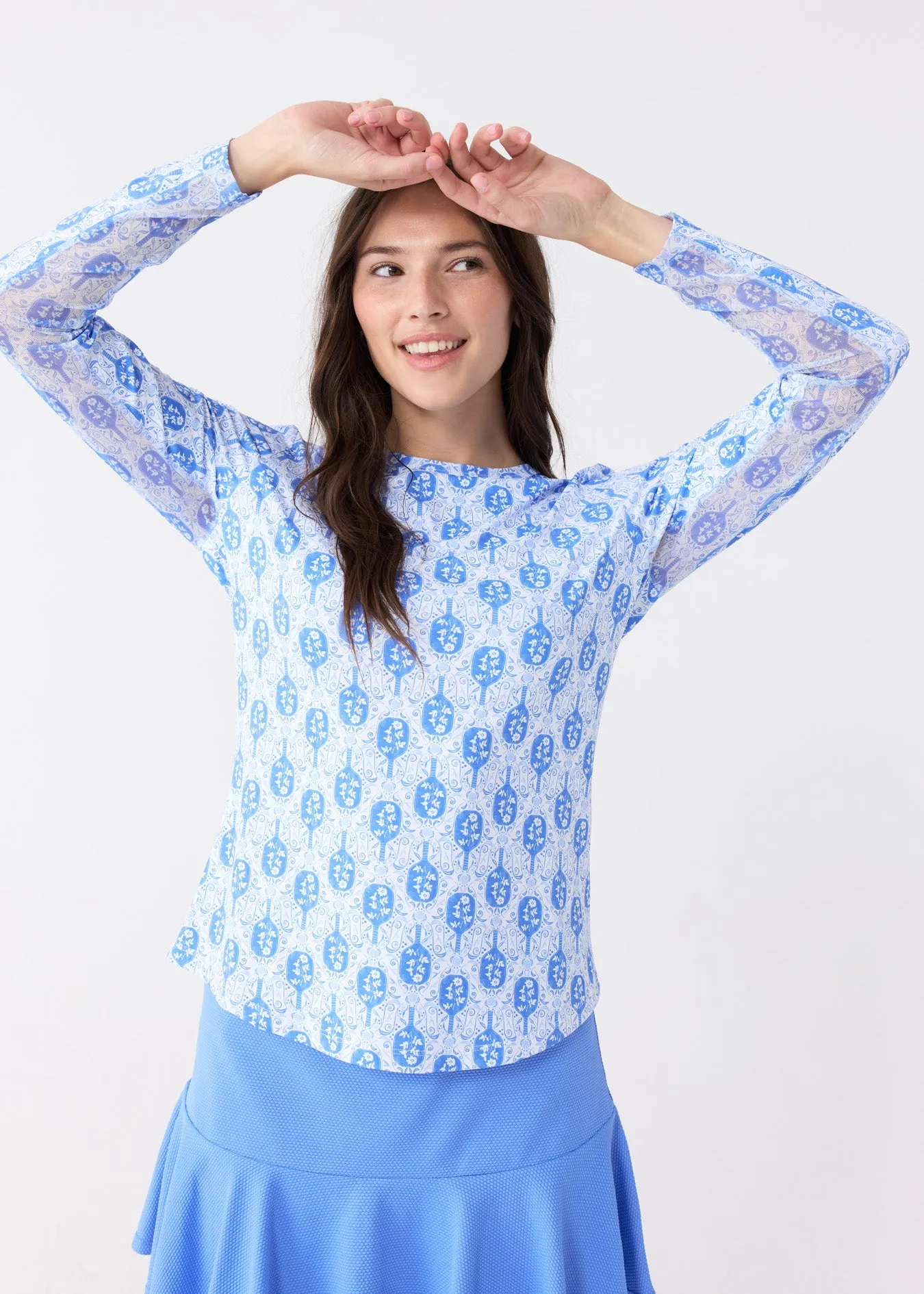 Pickleball Long Sleeve Performance Top sold by Cabana Life product image thumbnail 2