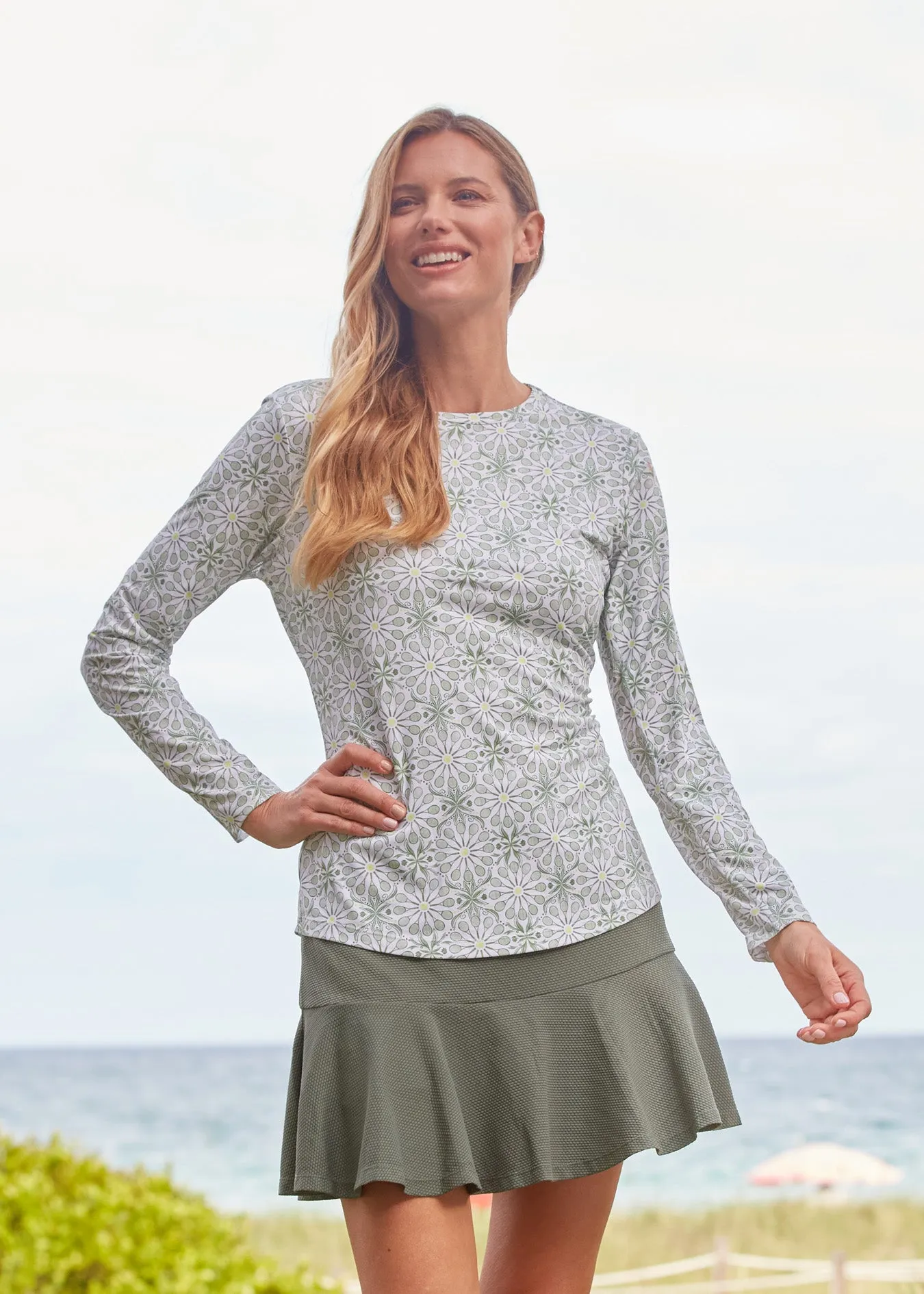 Tennis Long Sleeve Performance Top sold by Cabana Life