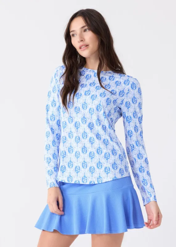 Periwinkle 15" Flounce Skort made by Cabana Life