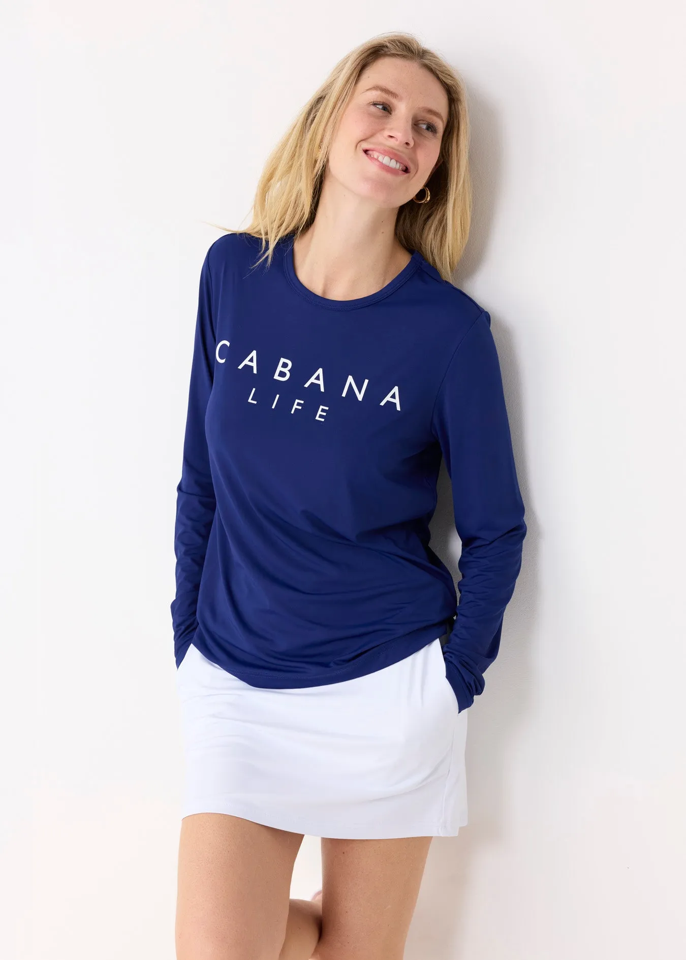 Navy Cabana Life Unisex Performance Shirt sold by Cabana Life