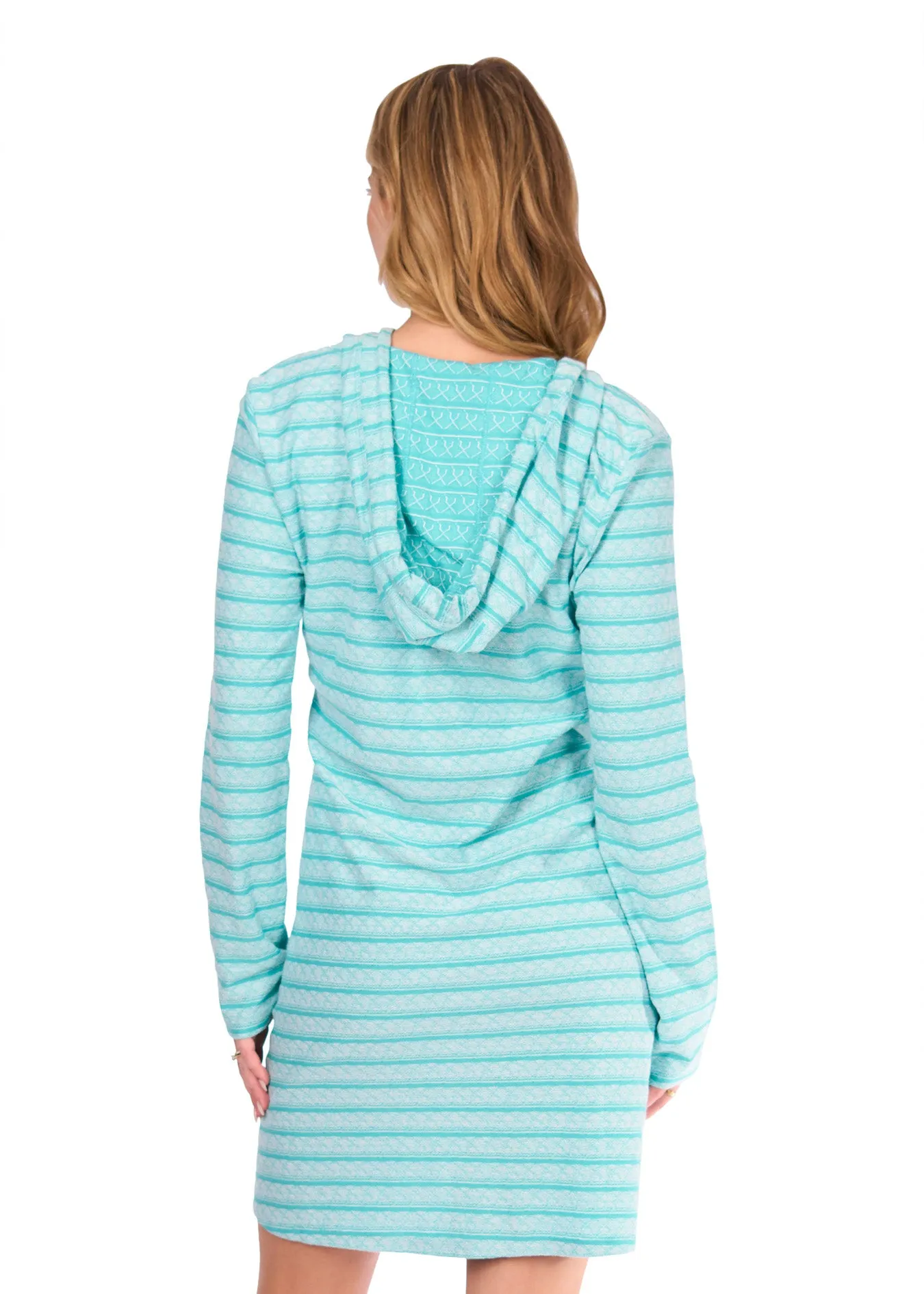 Sample - Aqua Hoodie Dress sold by Cabana Life product image thumbnail 5