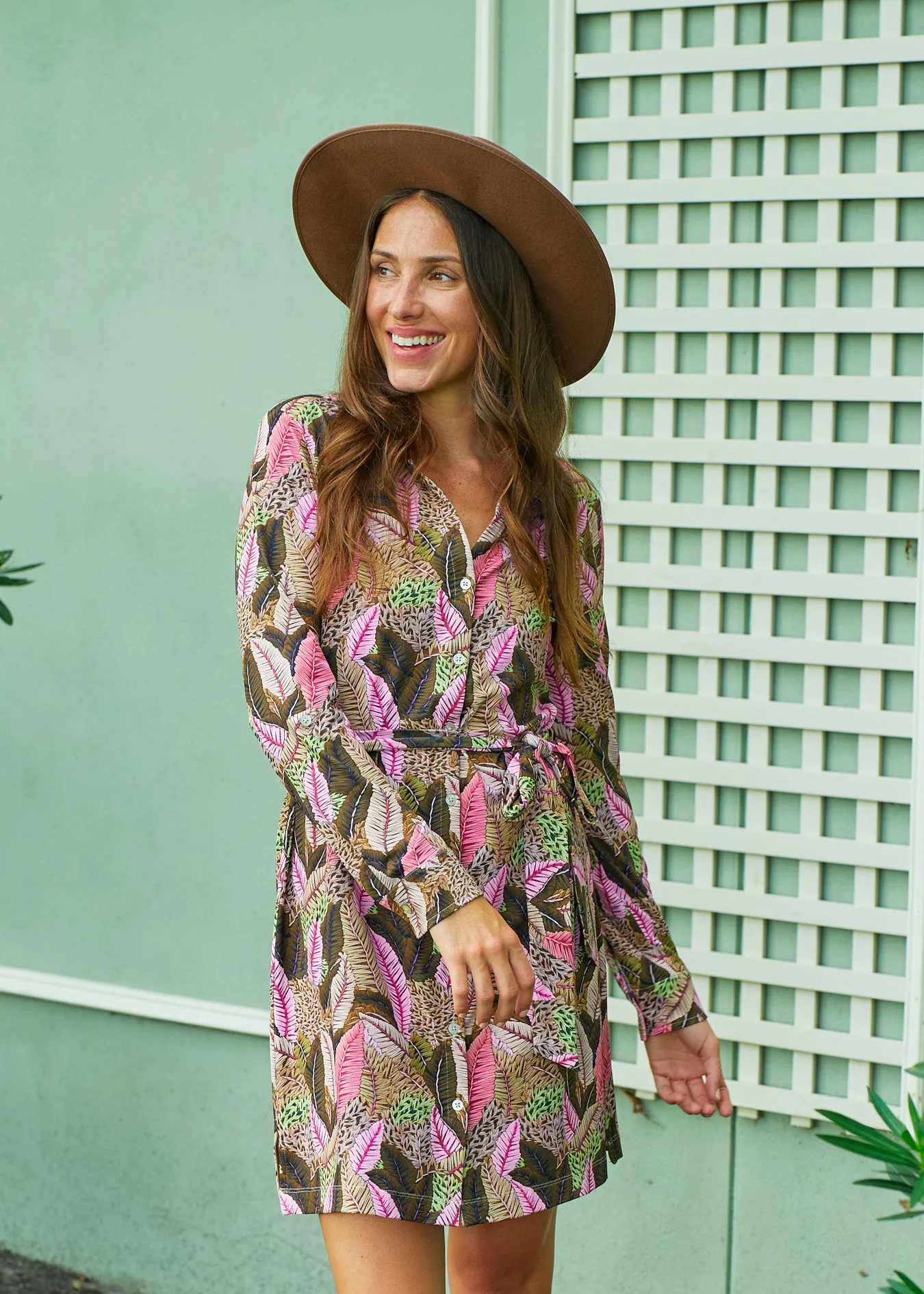 Sample - Myers Button Down Shirt Dress sold by Cabana Life