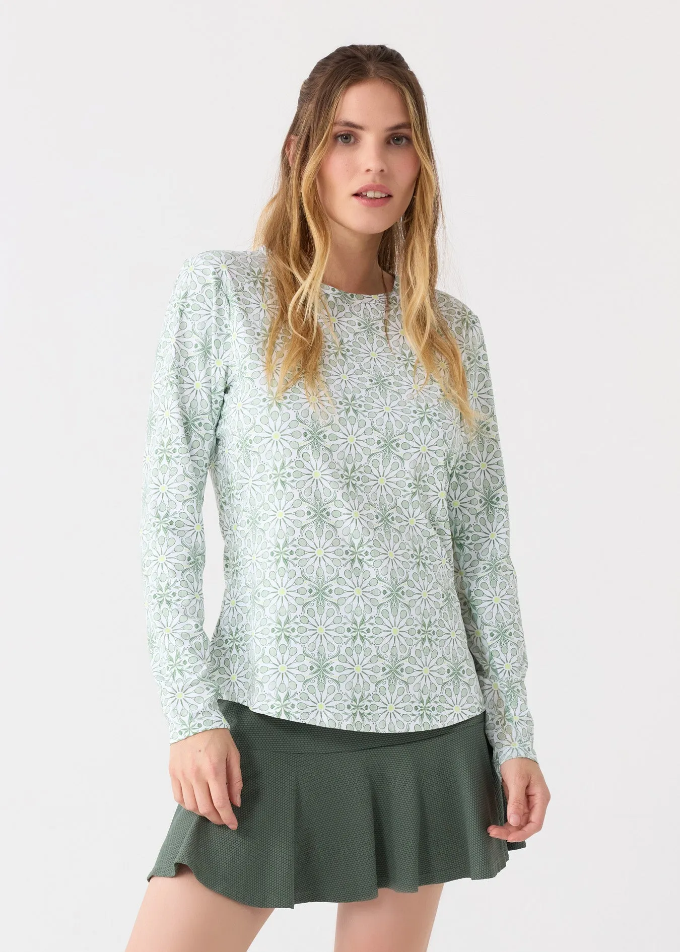 Sample - Tennis Long Sleeve Performance Top sold by Cabana Life product image thumbnail 3