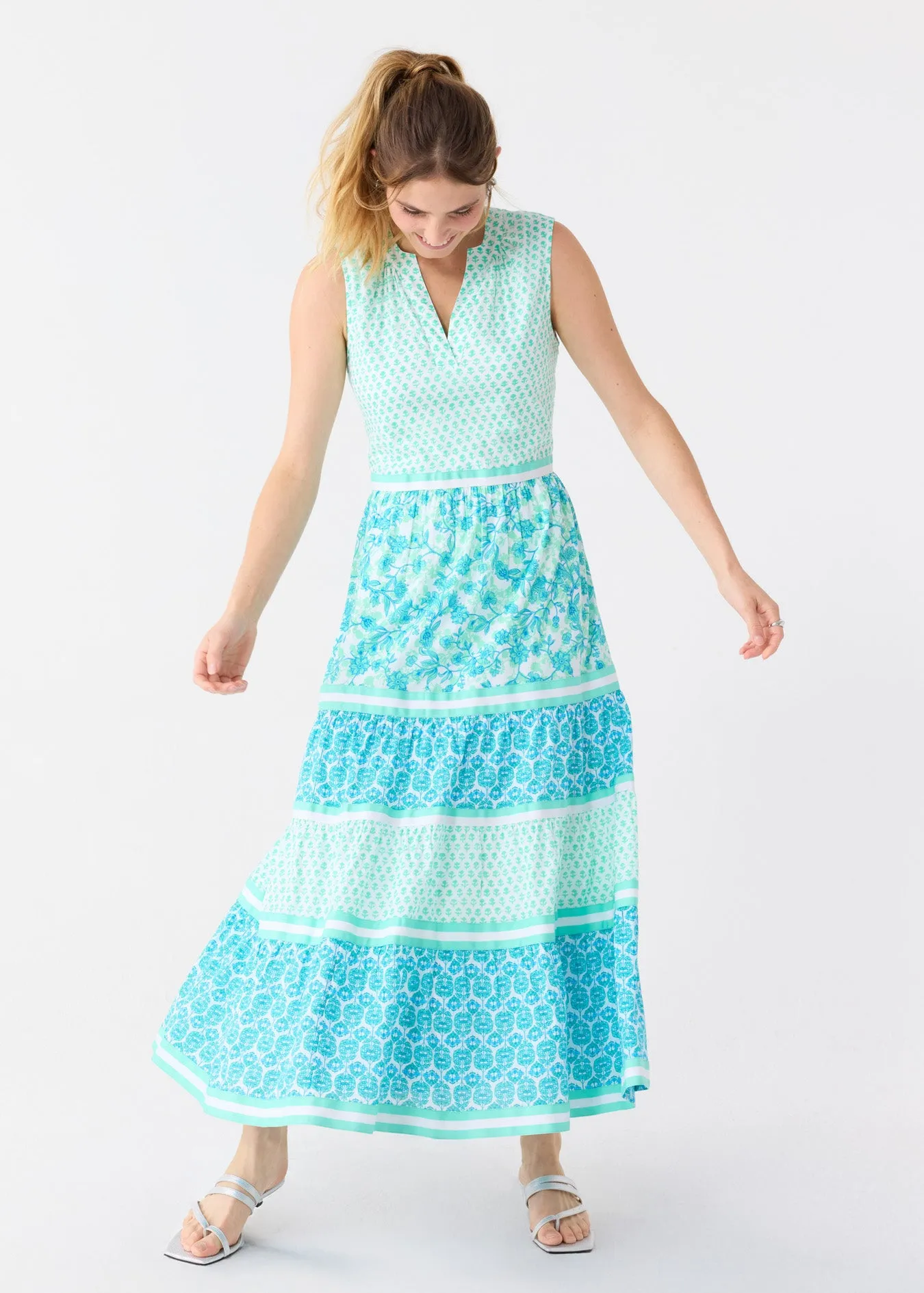 Sample - Rosemary Beach Sleeveless Tiered Maxi Dress sold by Cabana Life product image thumbnail 2