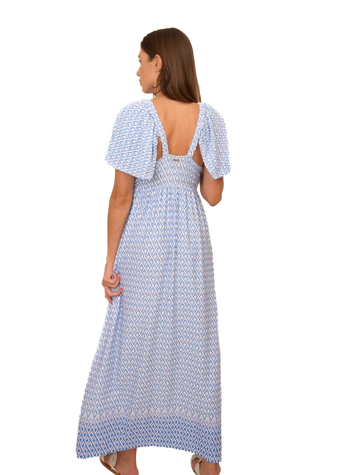 Sample - Seaside Flutter Sleeve Maxi Dress sold by Cabana Life product image thumbnail 4