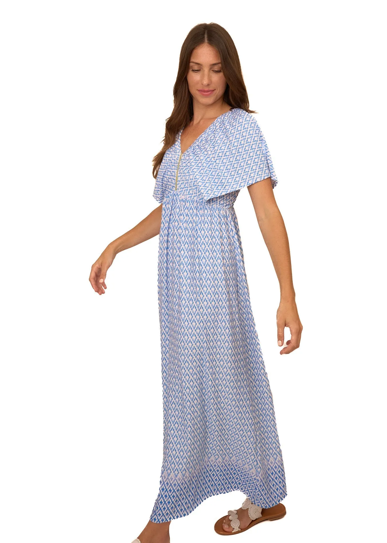 Sample - Seaside Flutter Sleeve Maxi Dress sold by Cabana Life product image thumbnail 3