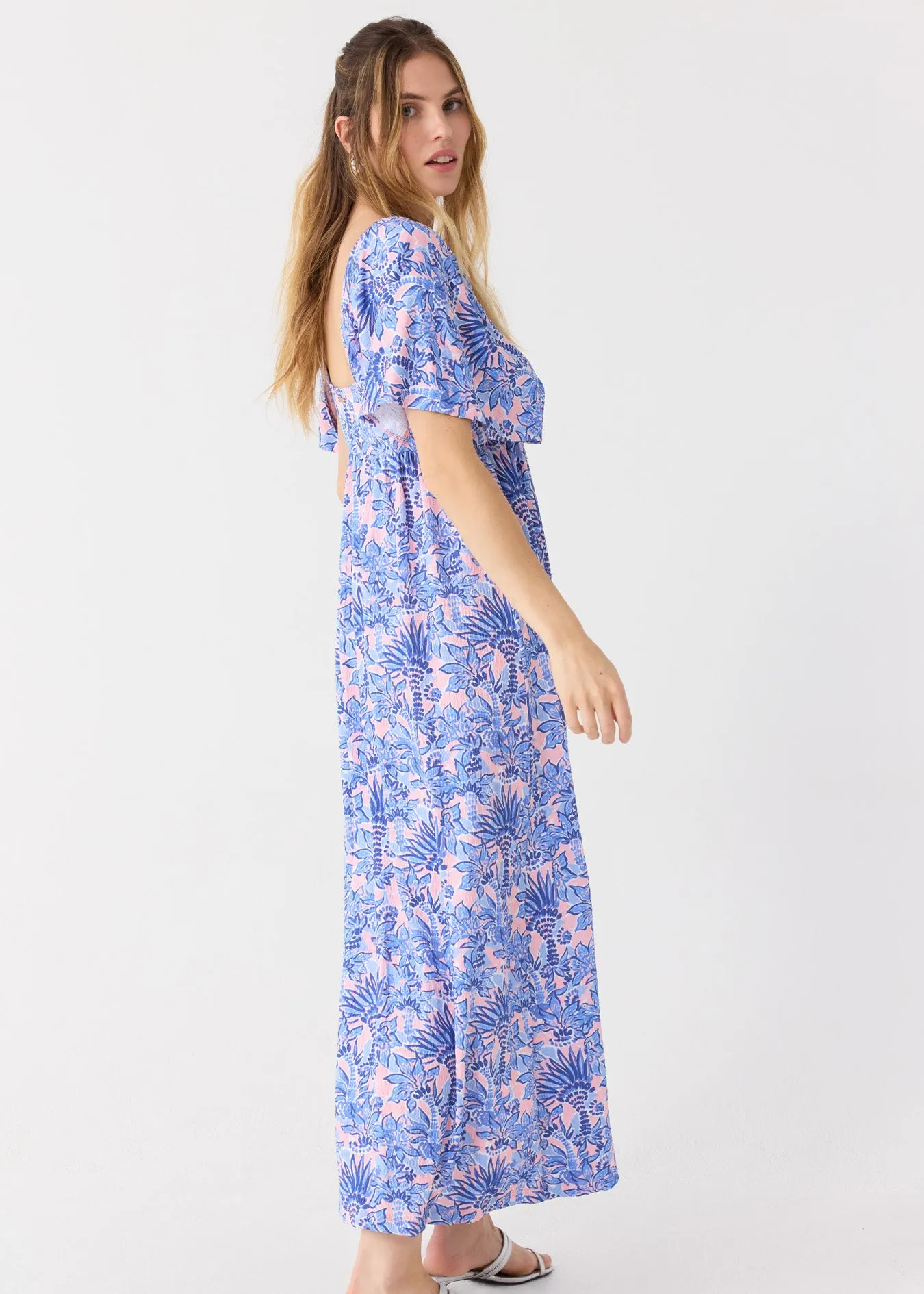 Sample - Palm Beach Flutter Sleeve Maxi Dress sold by Cabana Life product image thumbnail 3
