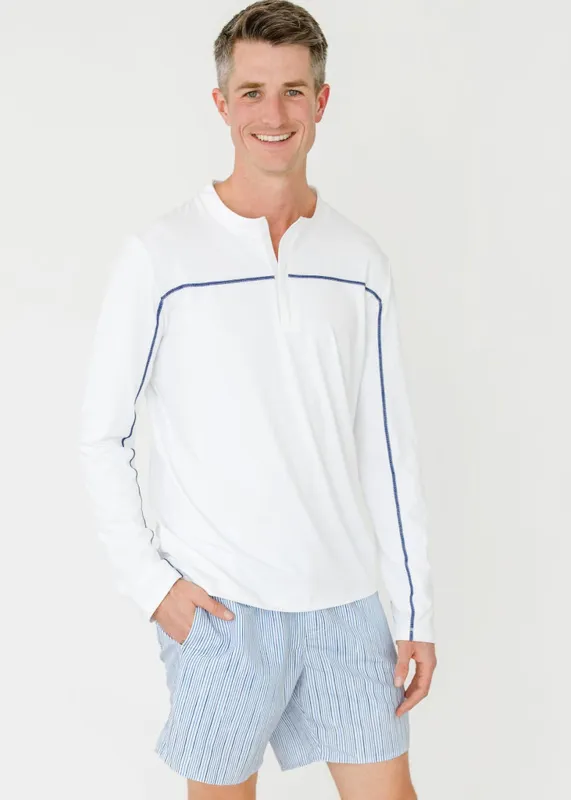 Sample - Men's Seaside Stripe Swim Trunk sold by Cabana Life