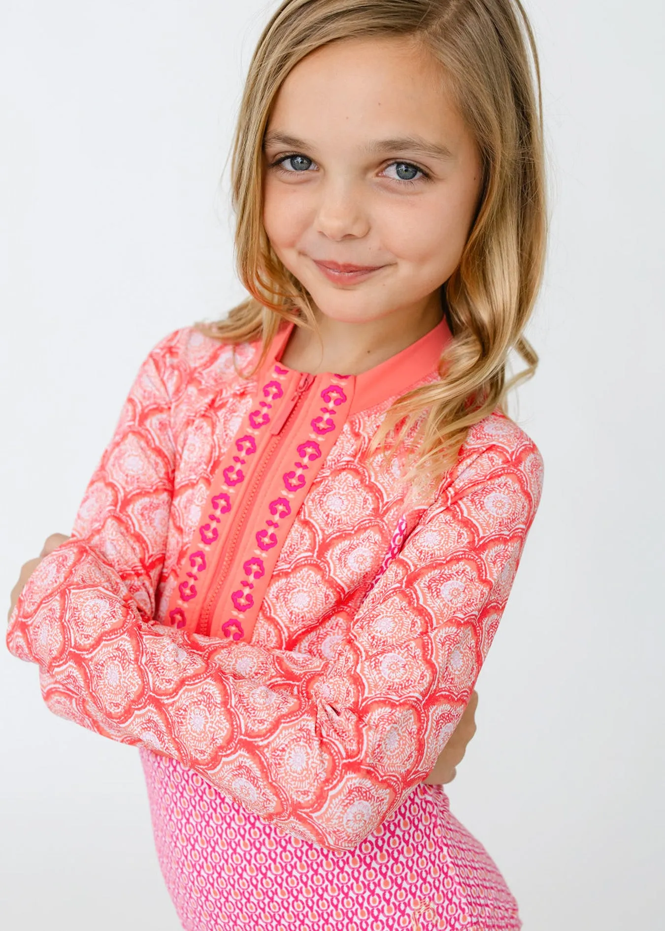 Sample - Girls Amelia Island Long Sleeve One-Piece sold by Cabana Life product image thumbnail 2