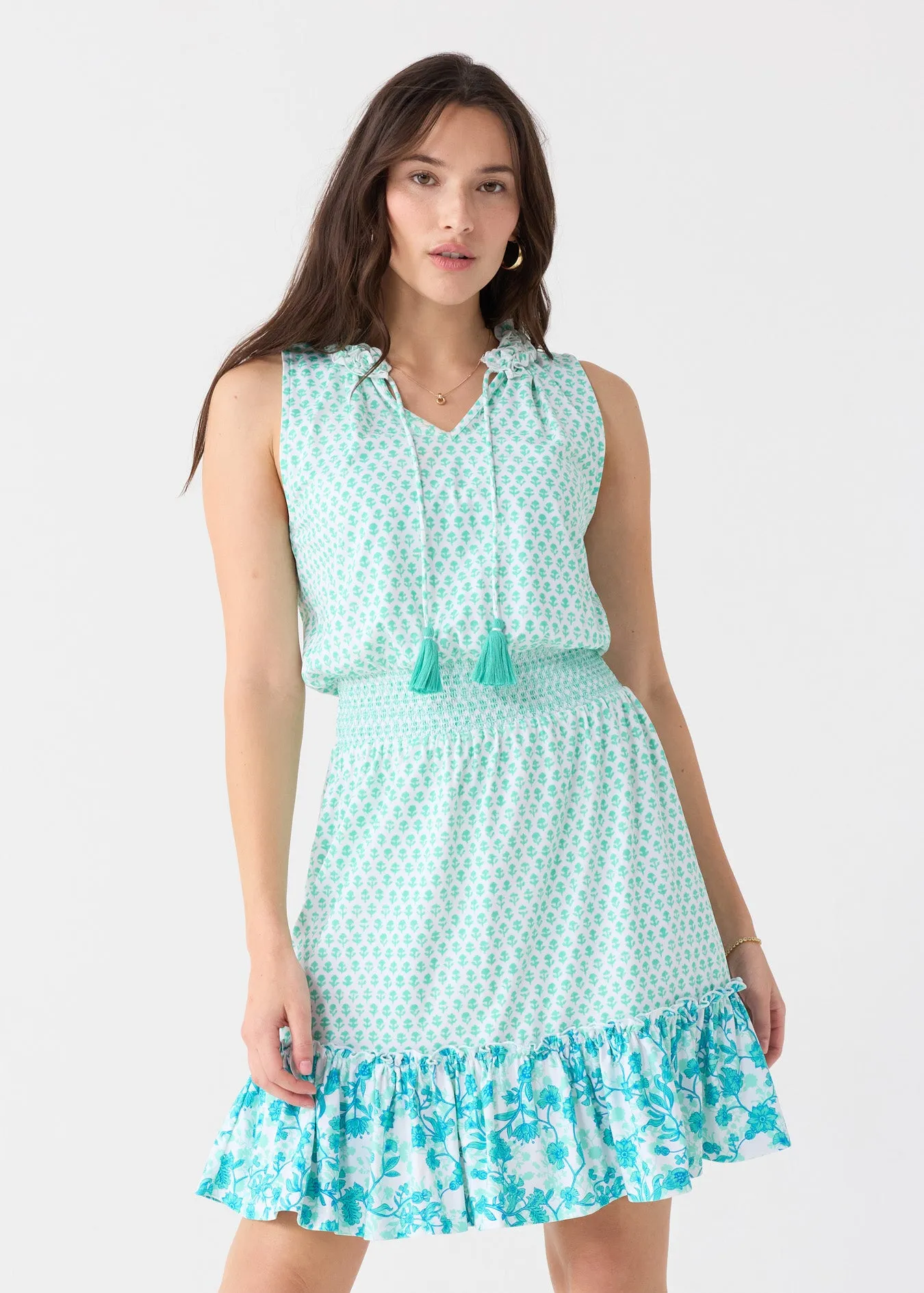 Sample - Rosemary Beach Smocked Waist Dress sold by Cabana Life
