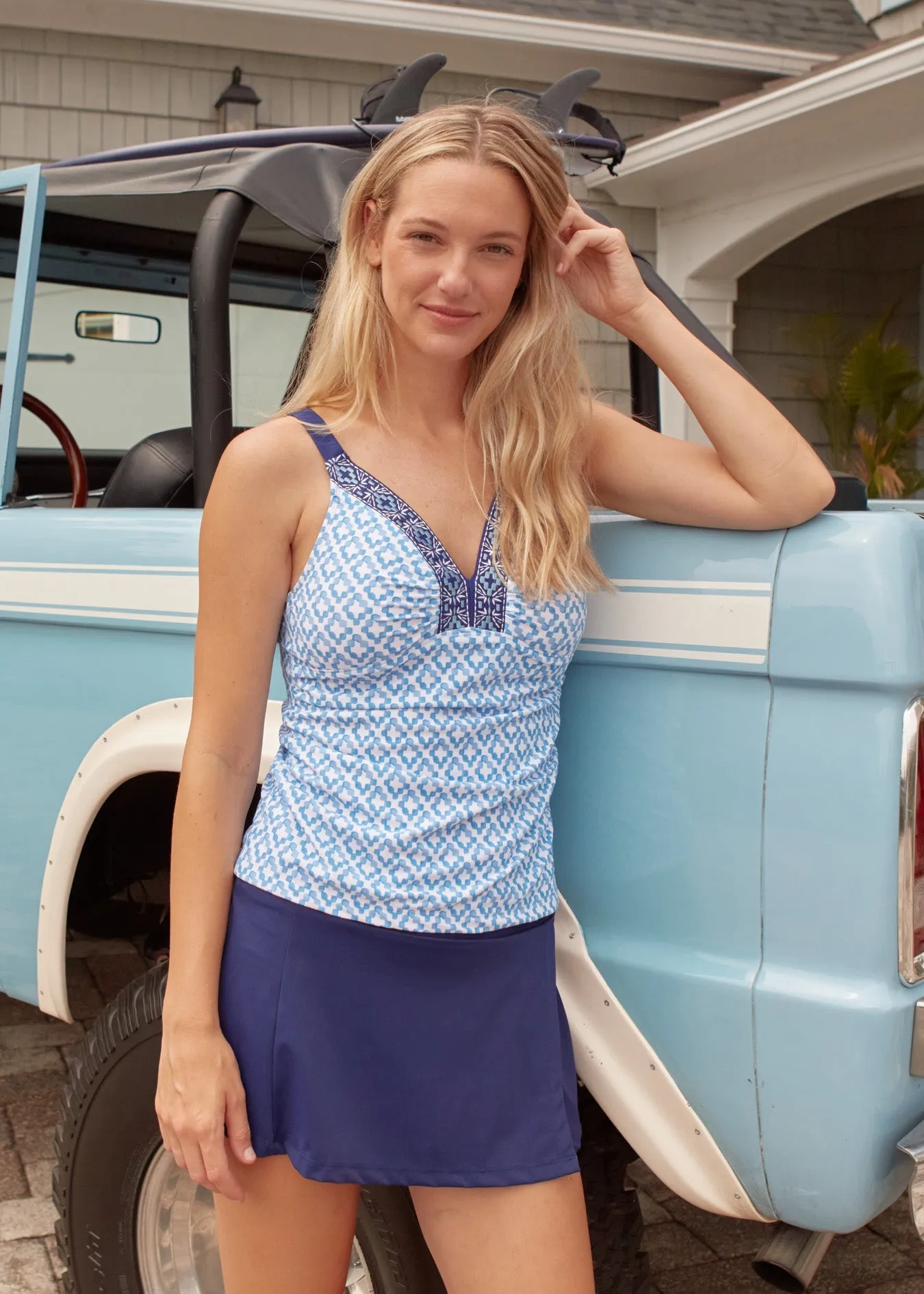 Sample - Seaside Embroidered Tankini Top sold by Cabana Life product image thumbnail 3