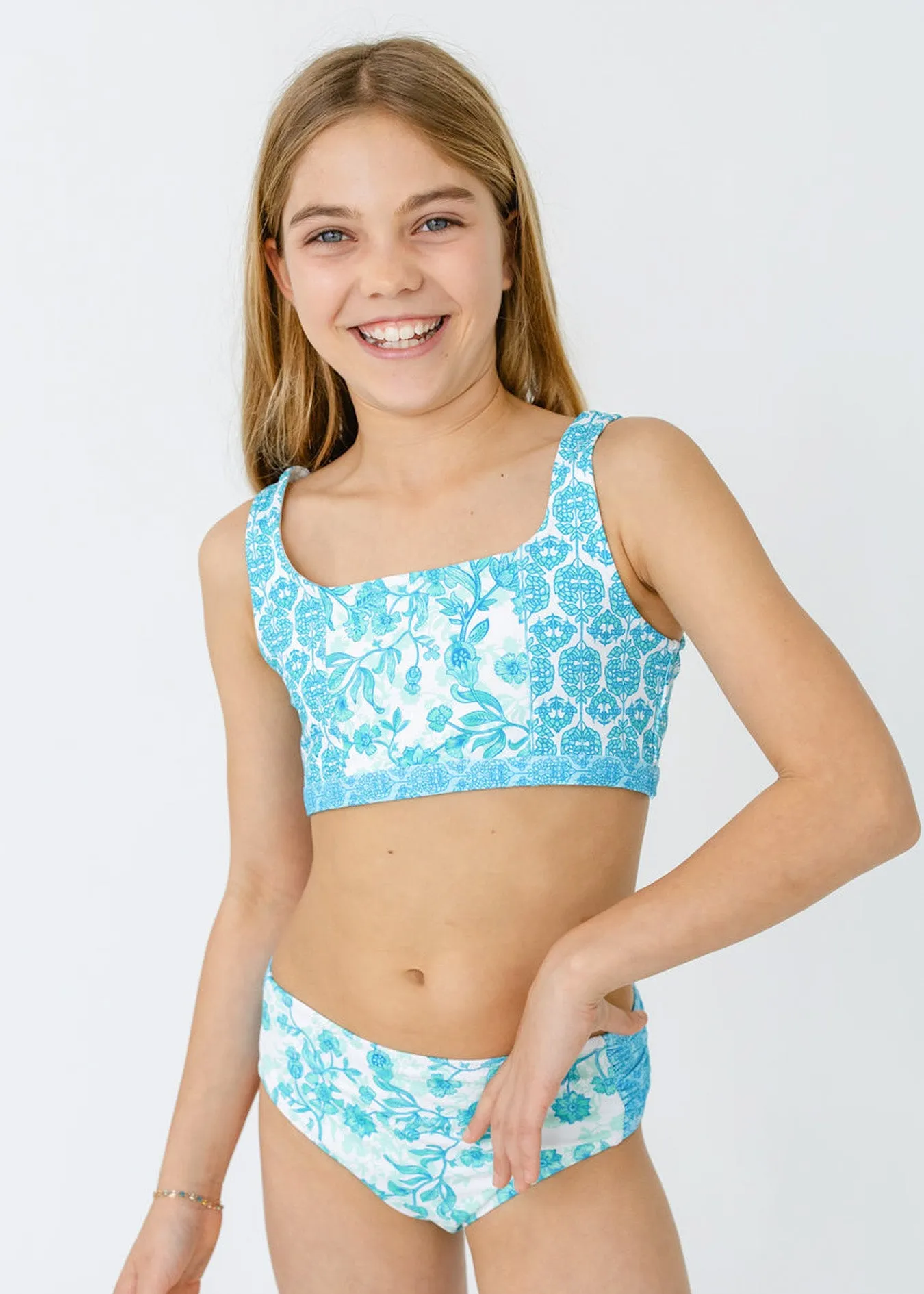 Sample - Girls Rosemary Beach 3-Piece Short Sleeve Rashguard Set sold by Cabana Life product image thumbnail 2
