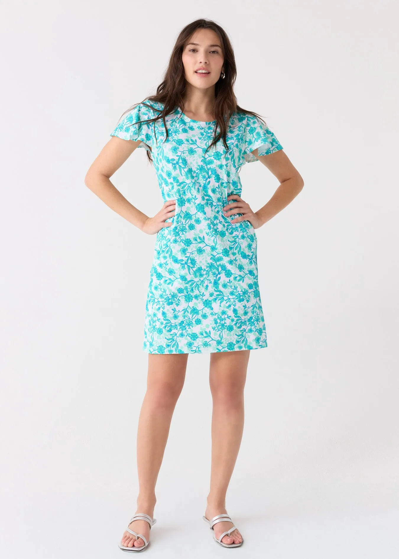 Sample - Rosemary Beach Ruffle Short Sleeve Dress sold by Cabana Life