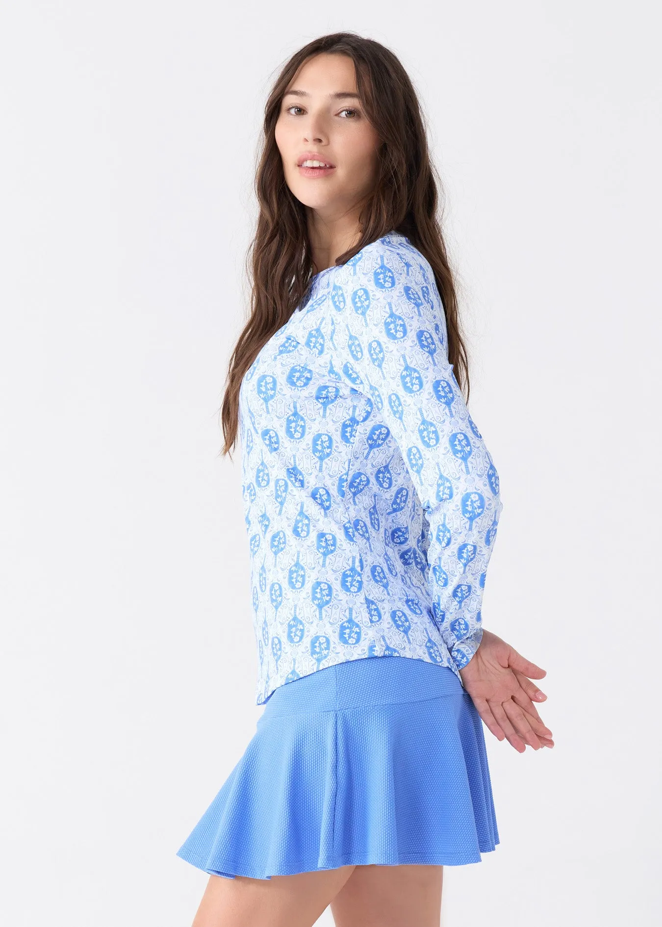 Sample - Periwinkle 15" Flounce Skort sold by Cabana Life product image thumbnail 2