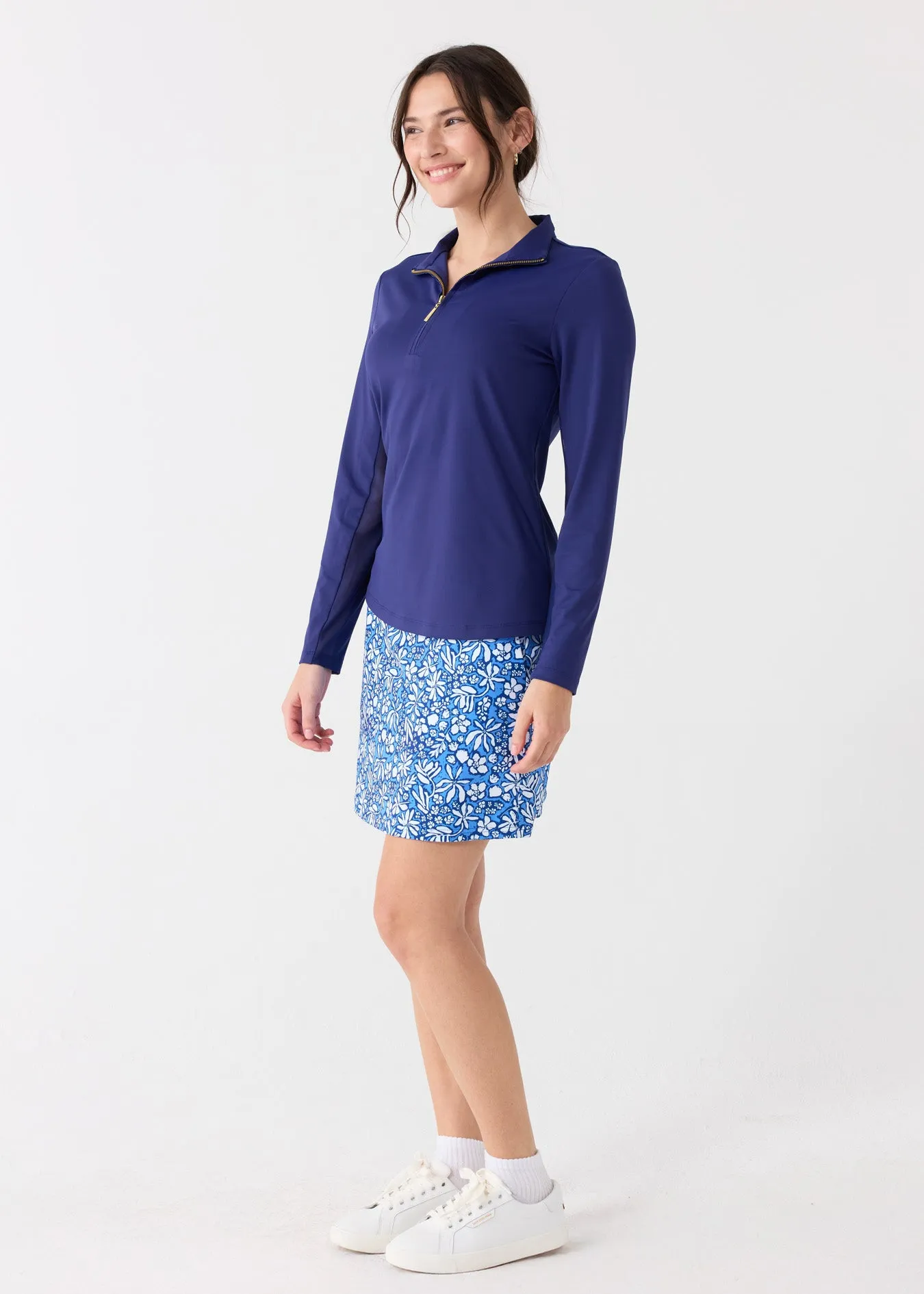 Sample - Seaside Floral 17" Skort sold by Cabana Life