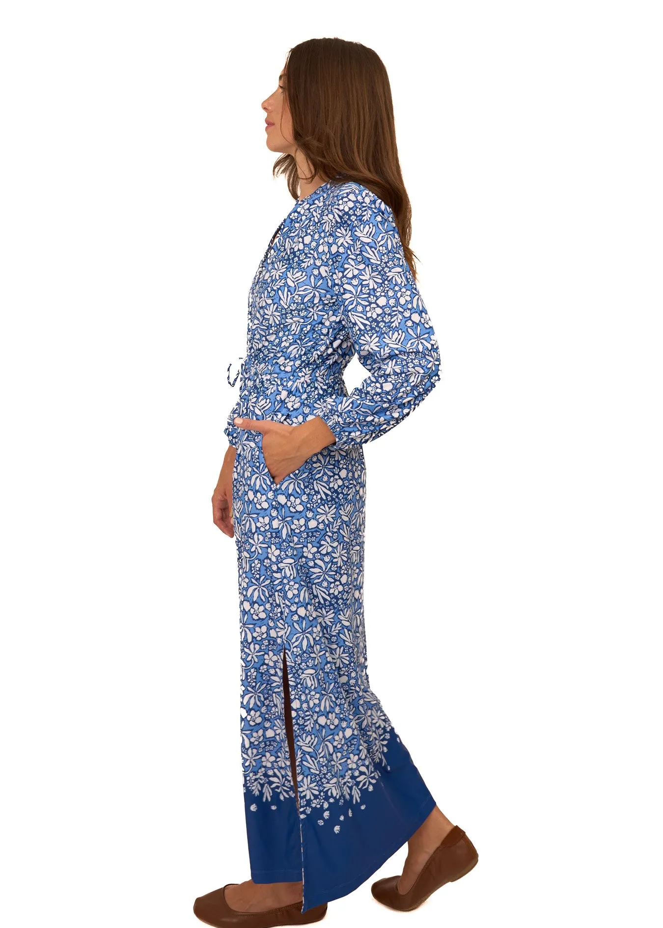 Sample - Seaside Floral Button Down Maxi Dress sold by Cabana Life product image thumbnail 3