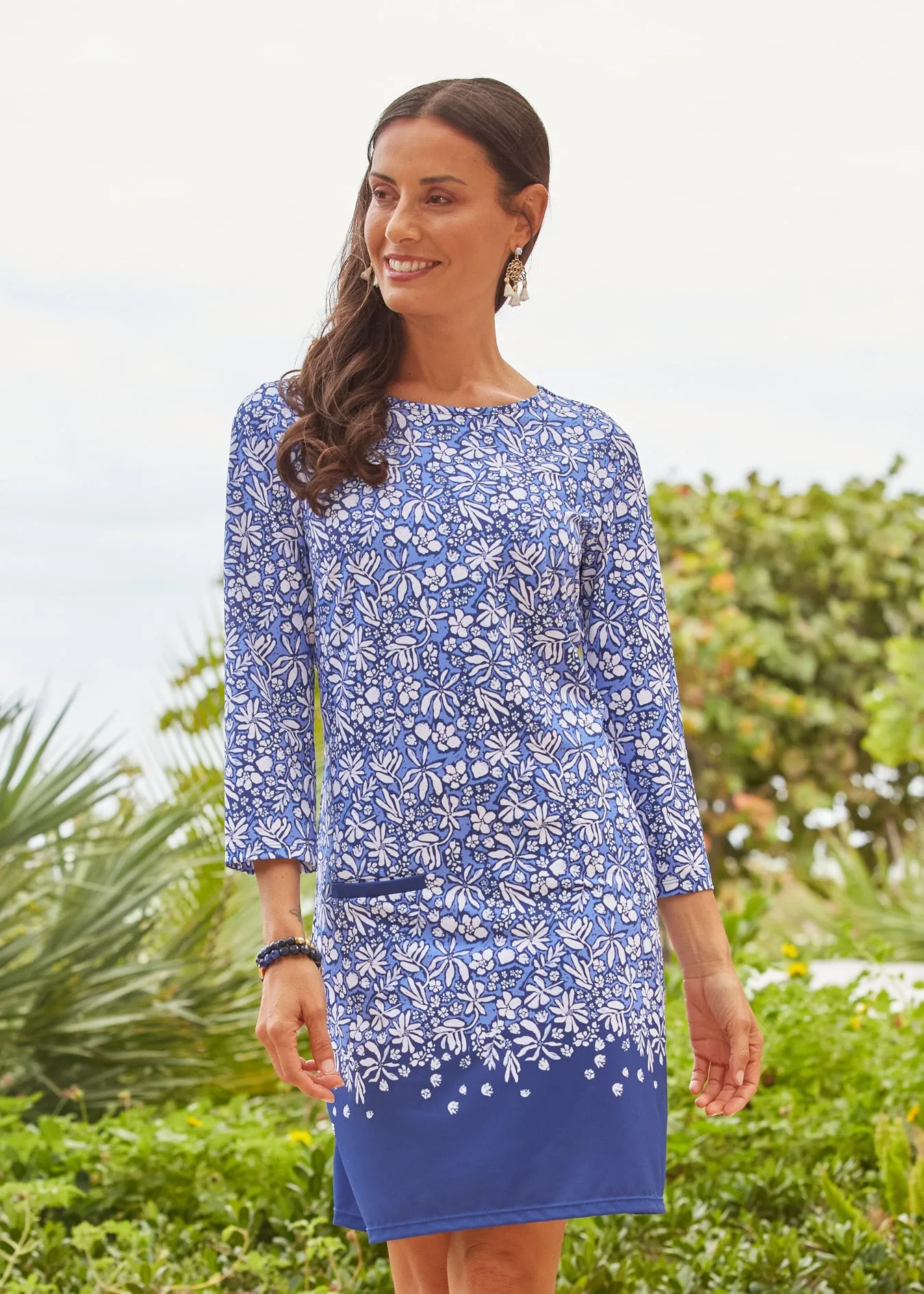 Sample - Seaside Floral Cabana Shift Dress sold by Cabana Life product image thumbnail 4