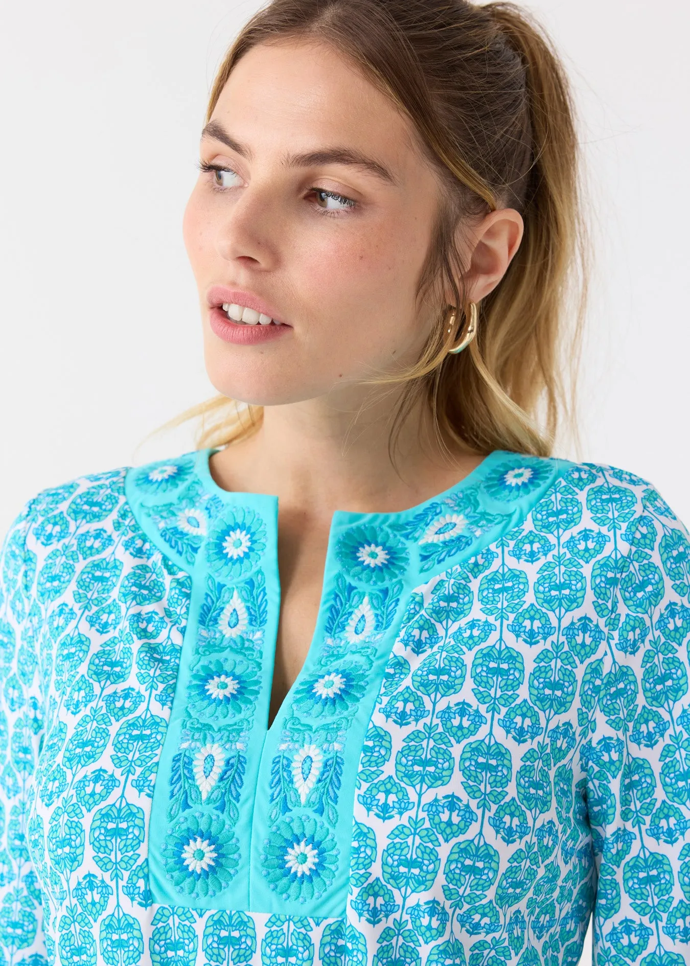 Sample - Rosemary Beach Embroidered Tunic Dress sold by Cabana Life product image thumbnail 2