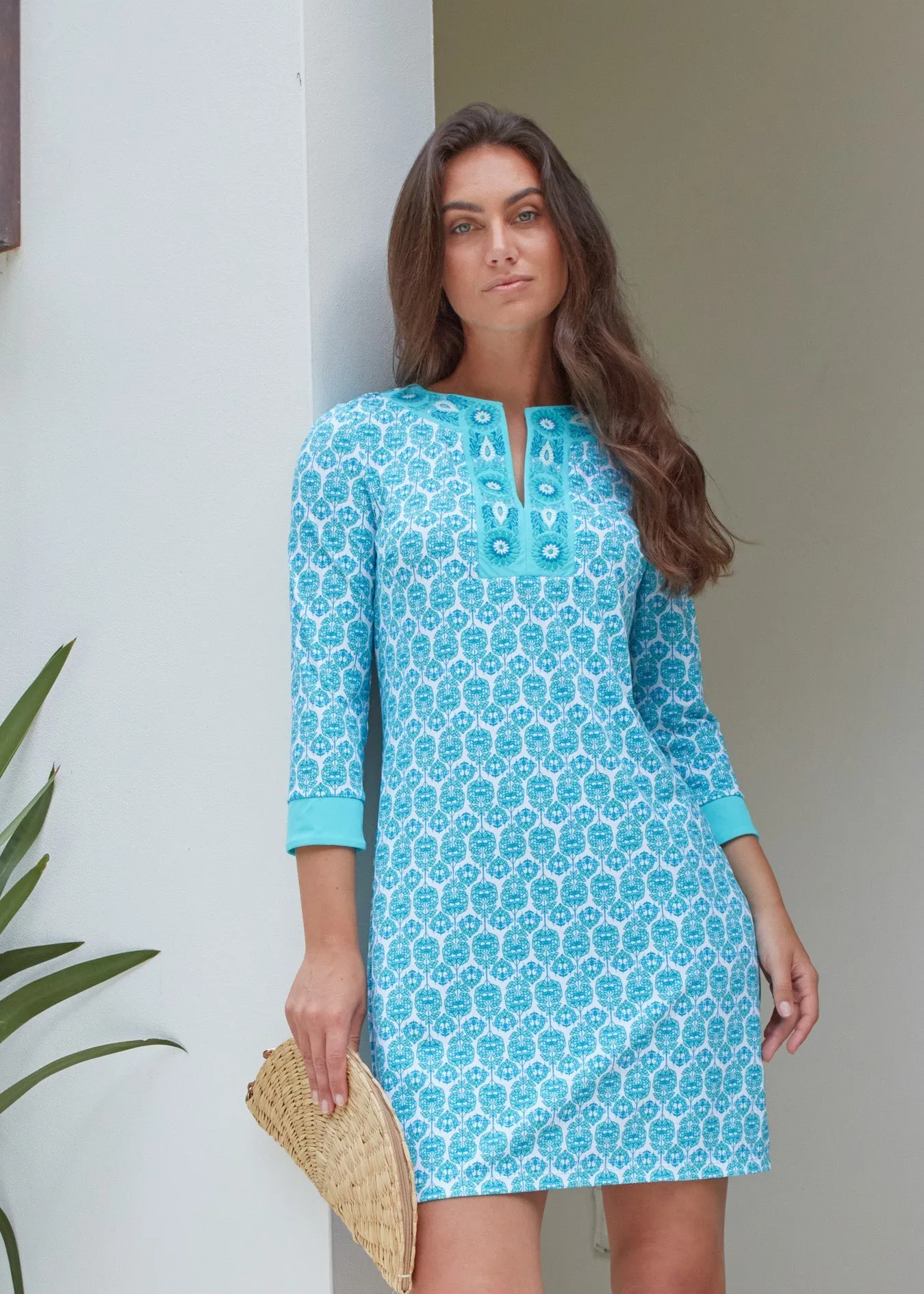 Sample - Rosemary Beach Embroidered Tunic Dress sold by Cabana Life product image thumbnail 4