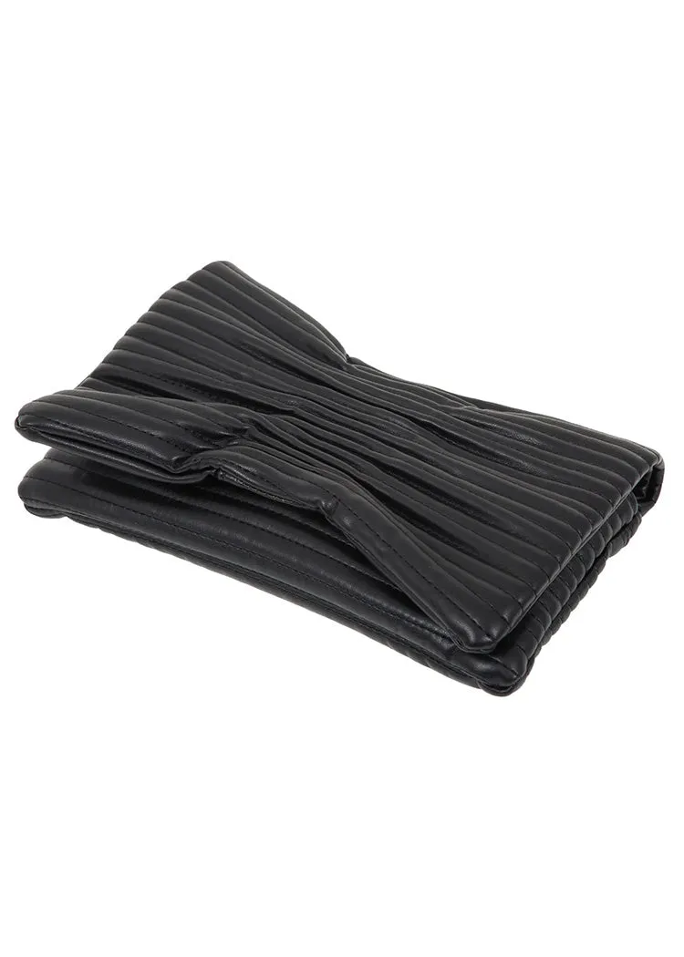 Black Quilted Envelope Clutch sold by Cabana Life product image thumbnail 2