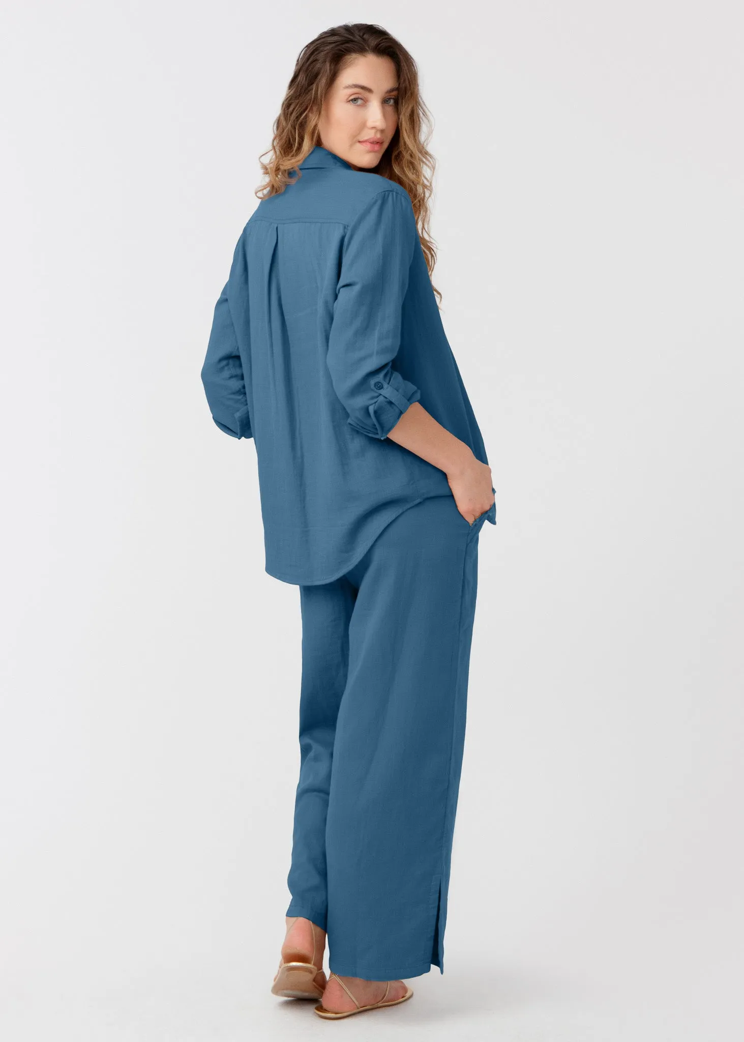 Harbor Gauze Button Down Shirt sold by Cabana Life product image thumbnail 2