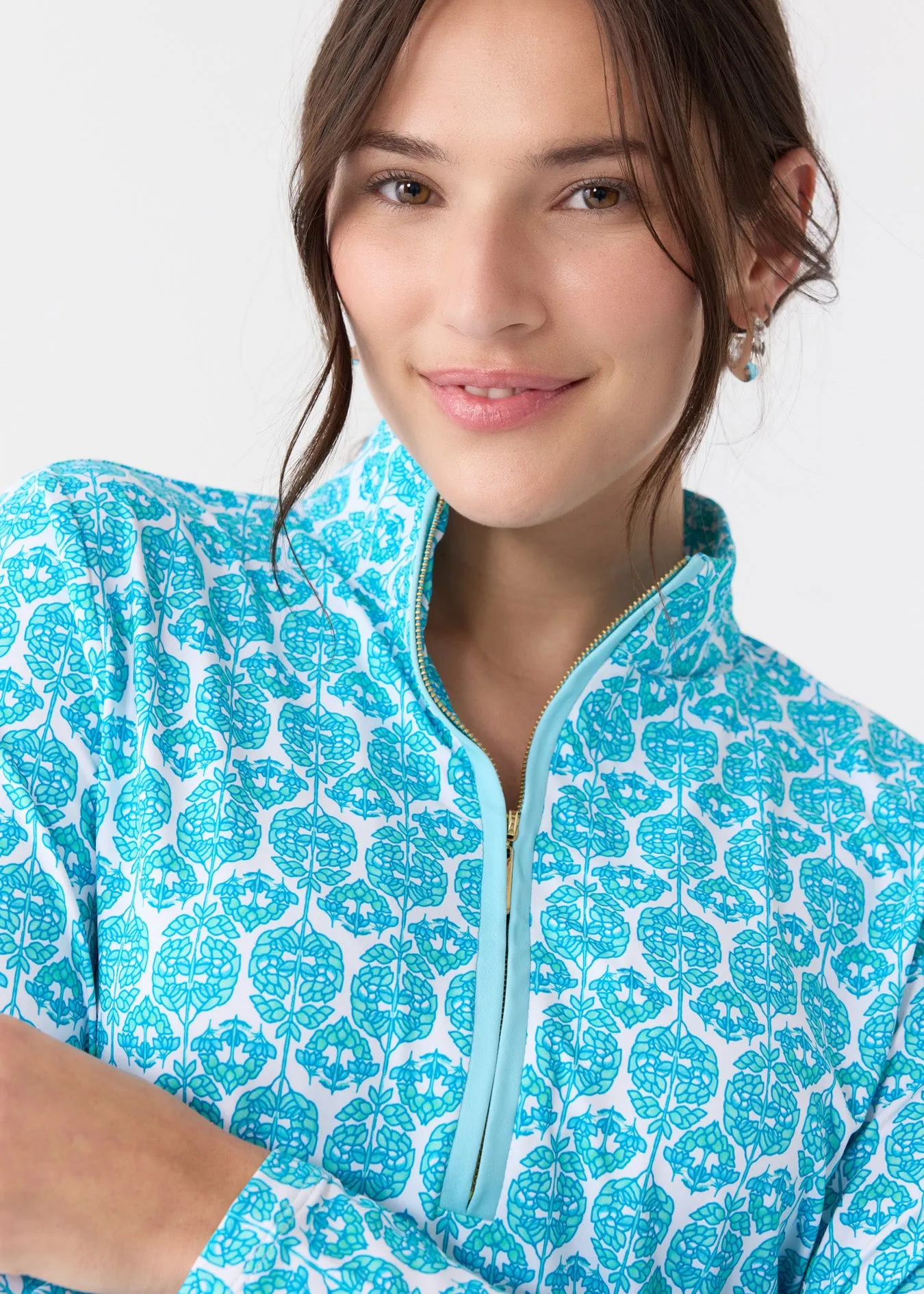 Rosebay Beach 1/4 Zip Sport Top sold by Cabana Life product image thumbnail 3