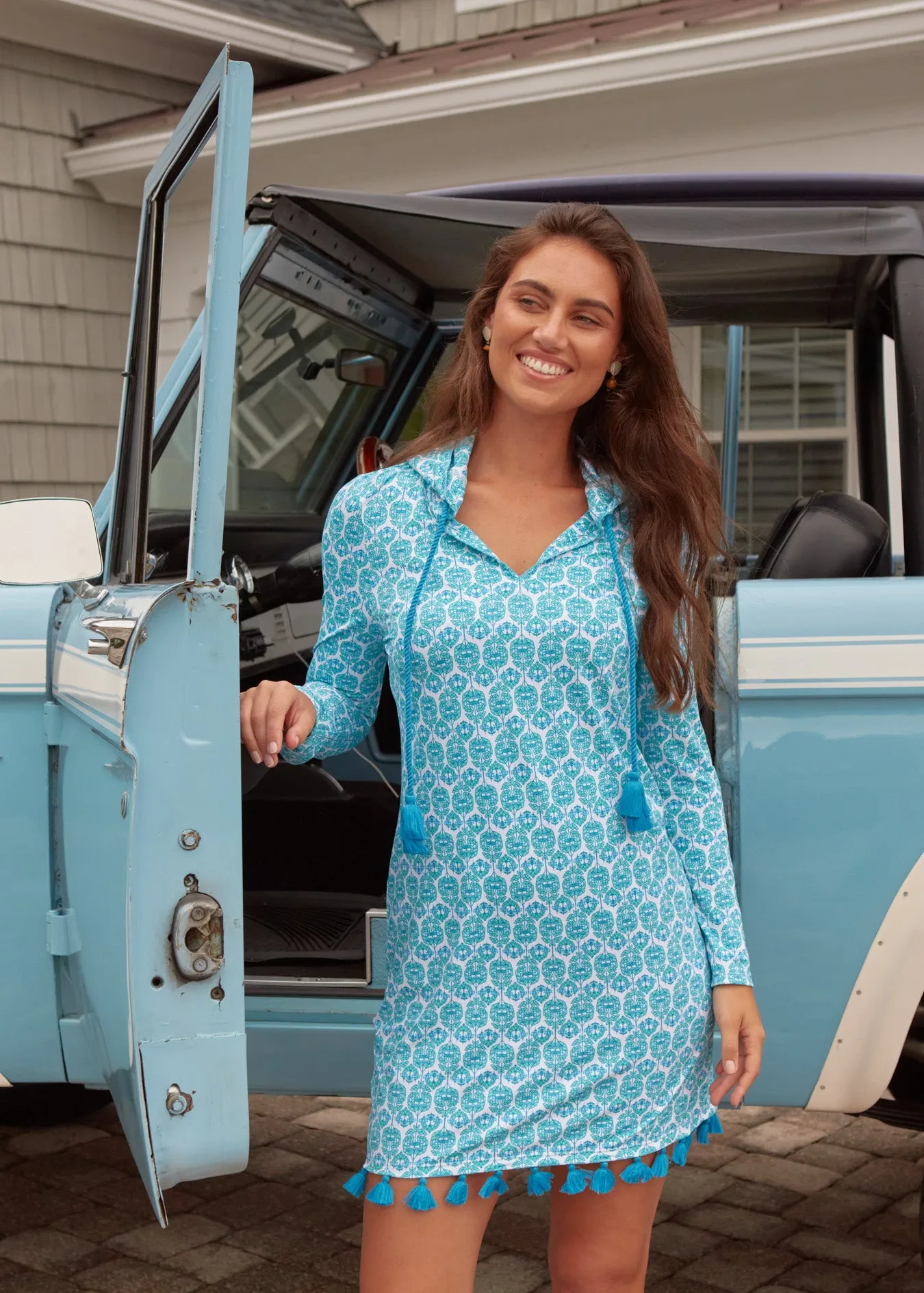 Rosebay Hooded Cover Up sold by Cabana Life product image thumbnail 2