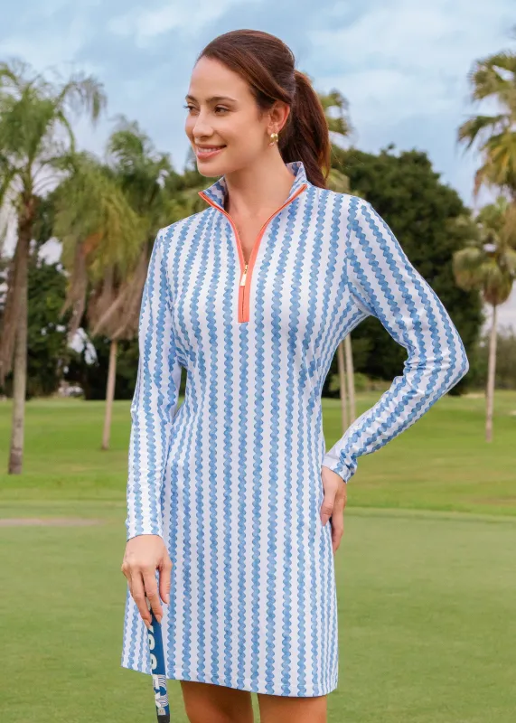 Harbor 1/4 Sport Zip Dress sold by Cabana Life