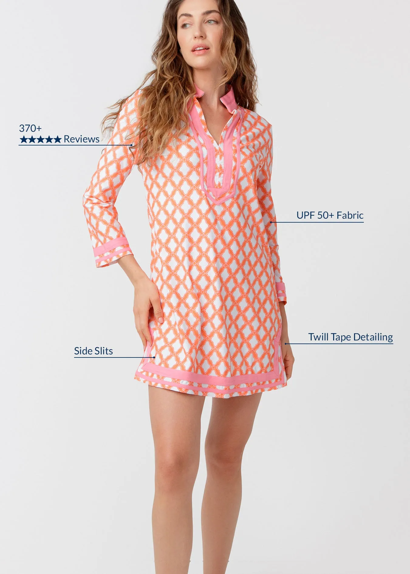 Sunset Oasis Tunic Dress sold by Cabana Life product image thumbnail 4