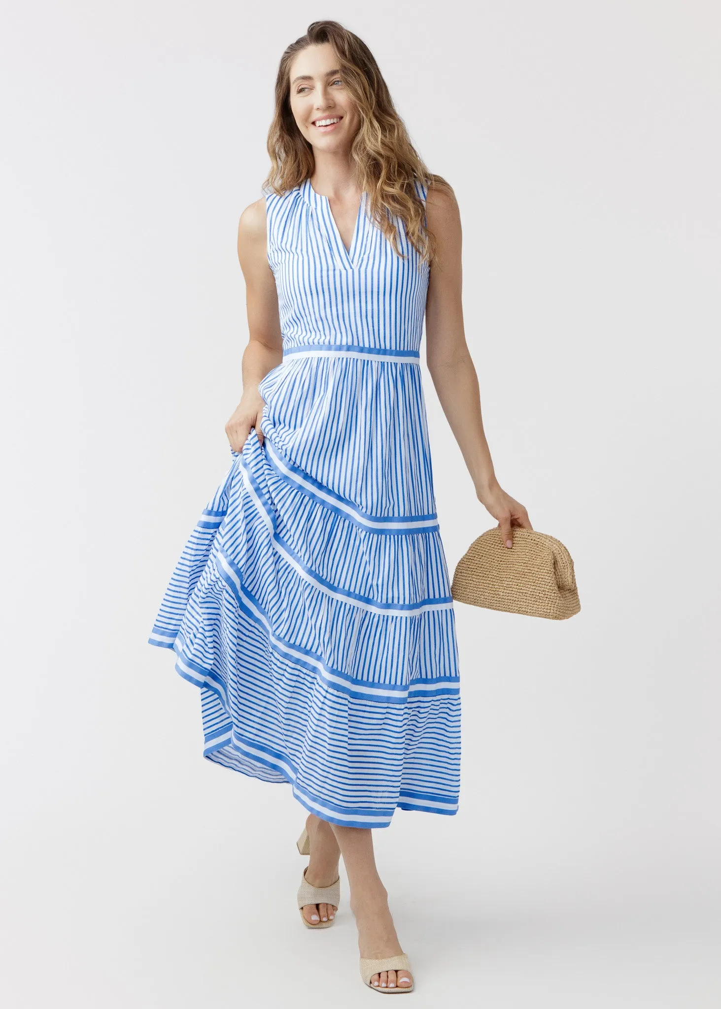 Flora Sleeveless Tiered Maxi Dress sold by Cabana Life product image thumbnail 4
