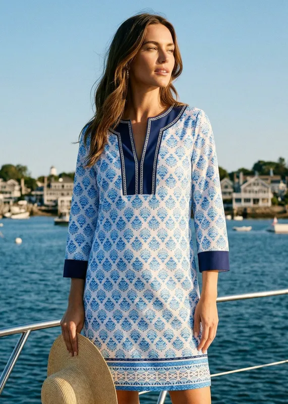 Heritage Embroidered Tunic Dress made by Cabana Life