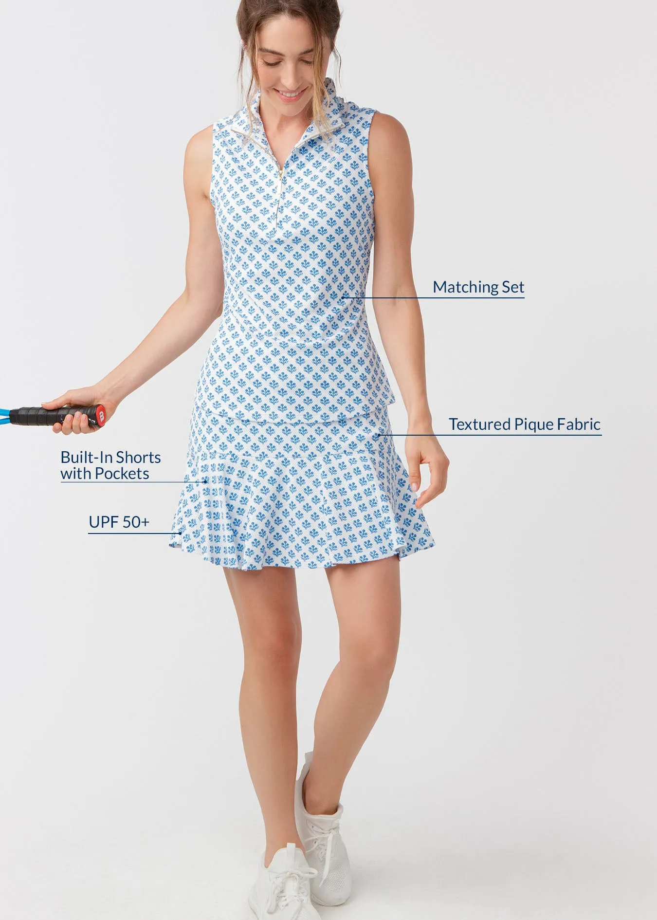 Sample - Harbor 15" Flounce Skort sold by Cabana Life product image thumbnail 5