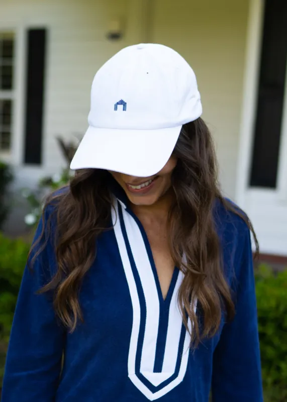 White Cabana Life Baseball Hat made by Cabana Life
