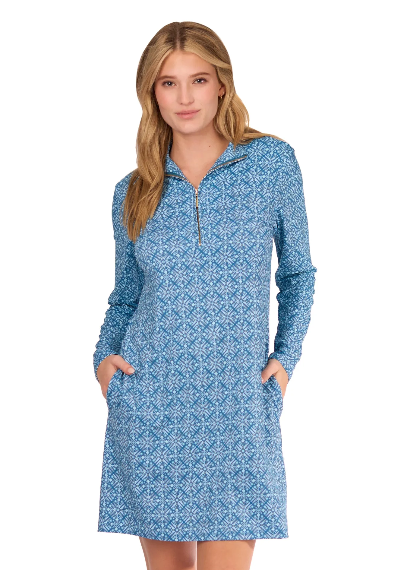 Camden Leaf 1/4 Zip Sport Dress sold by Cabana Life product image thumbnail 3