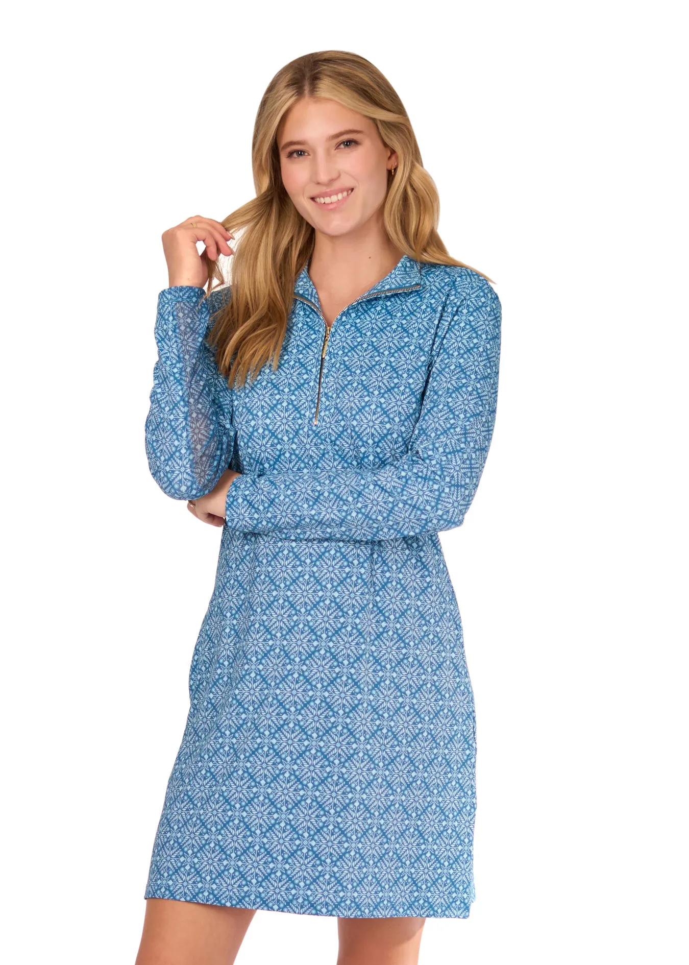 Camden Leaf 1/4 Zip Sport Dress sold by Cabana Life product image thumbnail 4