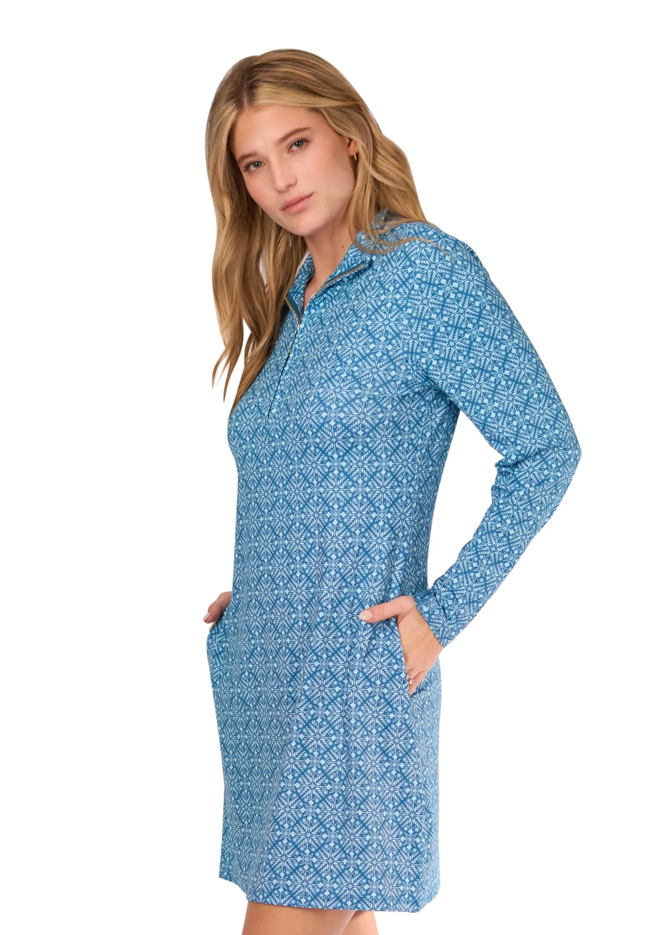 Camden Leaf 1/4 Zip Sport Dress sold by Cabana Life product image thumbnail 5