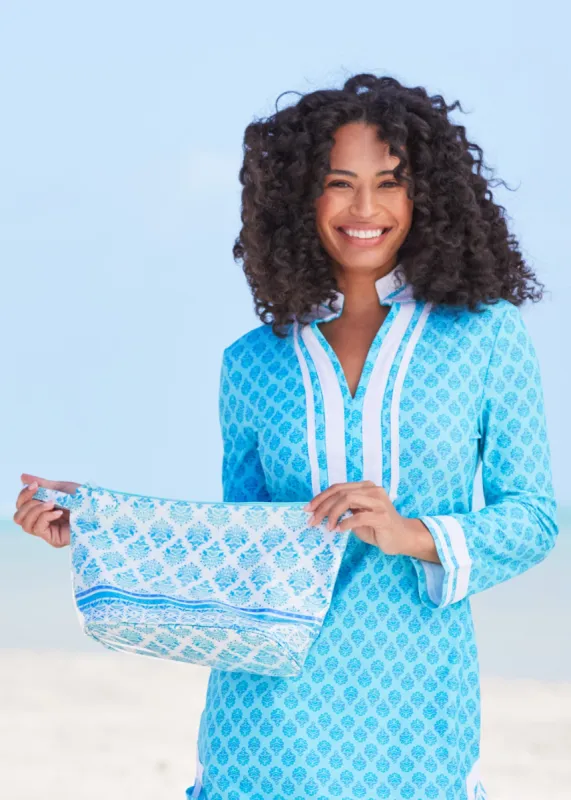 Amalfi Coast Large Accessory Bag sold by Cabana Life